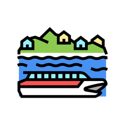 River Ship  Icon