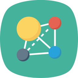 회선 네트워킹 서비스 아이콘