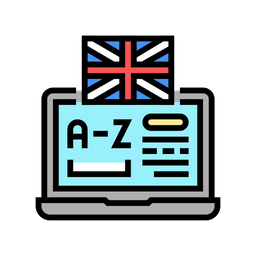 Online English Learning  Icon