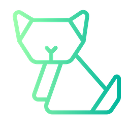 Origami Cat  Icon