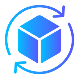 Cube Rotation  Icon