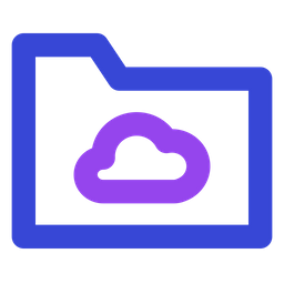 Cloud folder  Icon