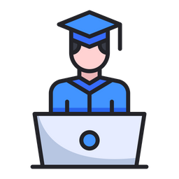 E Learning Student  Icon