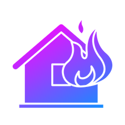 Burning House  Icon