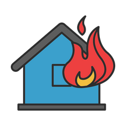 Burning House  Icon