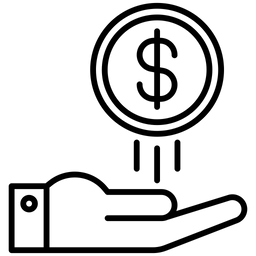 Dollareinkommen  Symbol