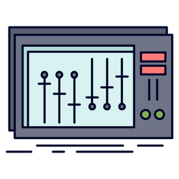 DJ 믹서  아이콘