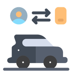 Car Traveling  Icon