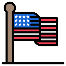 Amerikanische Flagge  Symbol