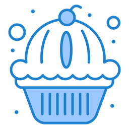 Ein Cupcake  Symbol