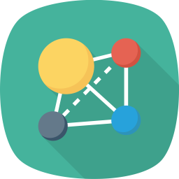 회선 네트워킹 서비스 아이콘