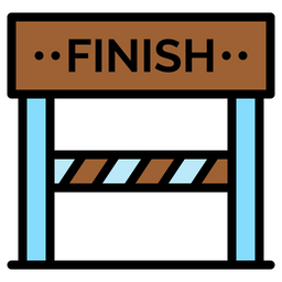 Finish Line  Icon