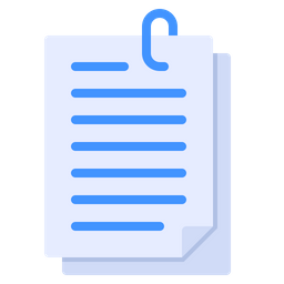 Document Attach  Icon