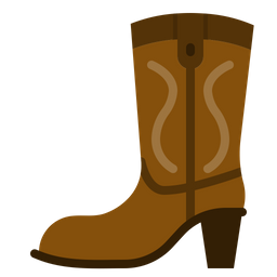 Cowgirl-Stiefel  Symbol