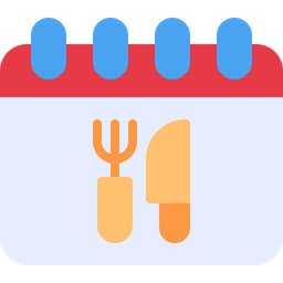 Dinner Schedule  Icon