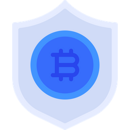 Bitcoin Shield  Icon