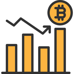 Bitcoin Growth  Icon