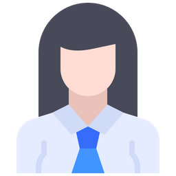 Female Employee  Icon