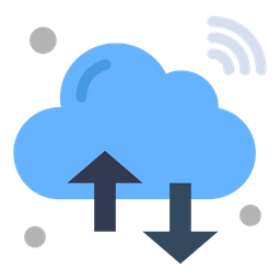 Cloud-WLAN-Daten  Symbol