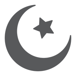 Crescent And Star  Icon