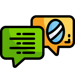 Easter Chat  Icon