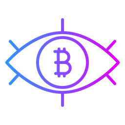 Bitcoin Eye  Icon