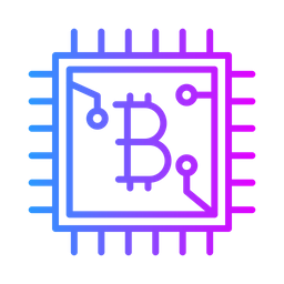 Bitcoin Chip  Icon