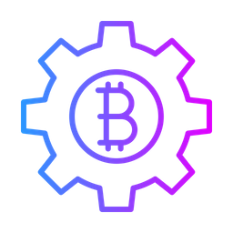 Bitcoin Gear  Icon