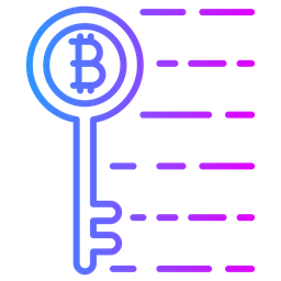 Bitcoin Key  Icon