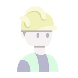 Male construction worker  Icon