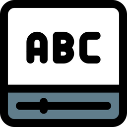 Alphabet Monitor  Icon