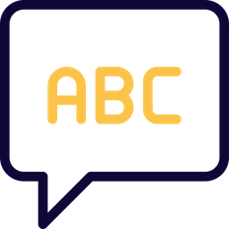 Chat abc  Icono