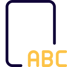 Archivo abc  Icono