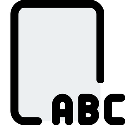 Abc File  Icon