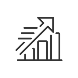 Wachsende Statistiken  Symbol