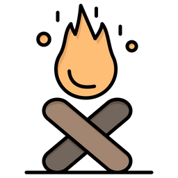 Lagerfeuer  Symbol