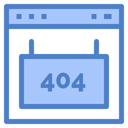 404 Error  Icon