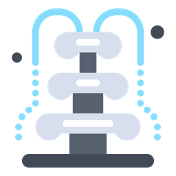 Multi Layer Fountain  Icon