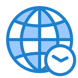 Global Time  Icon