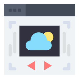 Cloud Website  Icon