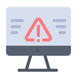 Computer Warning  Icon