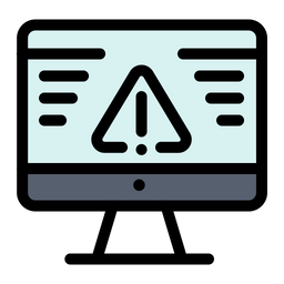 Computer Warning  Icon