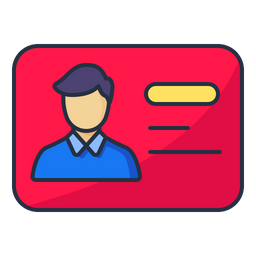 Male Member Card  Icon