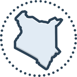 Kenya Map  Icon