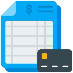 Credit Card Spreadsheet  Icon