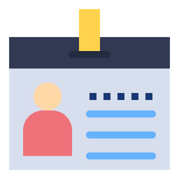 Identification Card  Icon