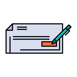 Cheque  Icon