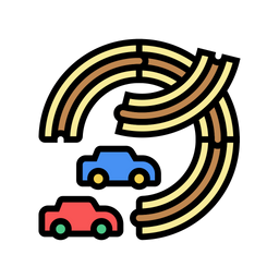 Car Track  Icon