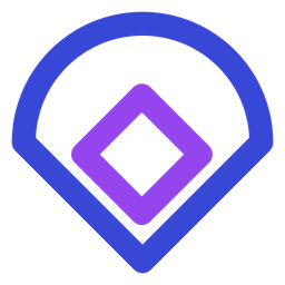 Baseballfeld  Symbol