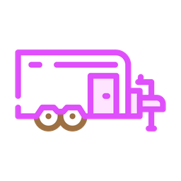 Camping Trailer  Icon